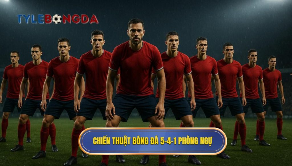 Chiến thuật bóng đá 5-4-1 phòng ngự