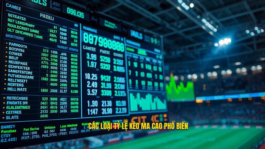 Các loại tỷ lệ kèo Ma Cao phổ biến nhất hiện nay