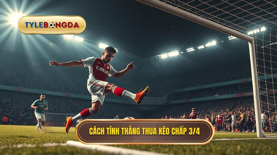 Cách tính thắng thua khi chơi Kèo chấp 3/4 (0.75)