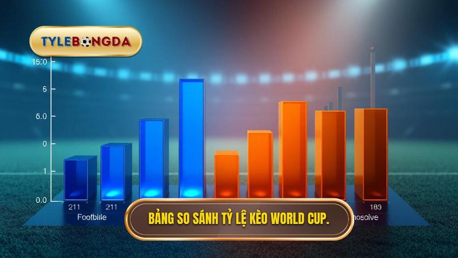 Bảng so sánh đặc điểm tỷ lệ kèo qua các giai đoạn World Cup