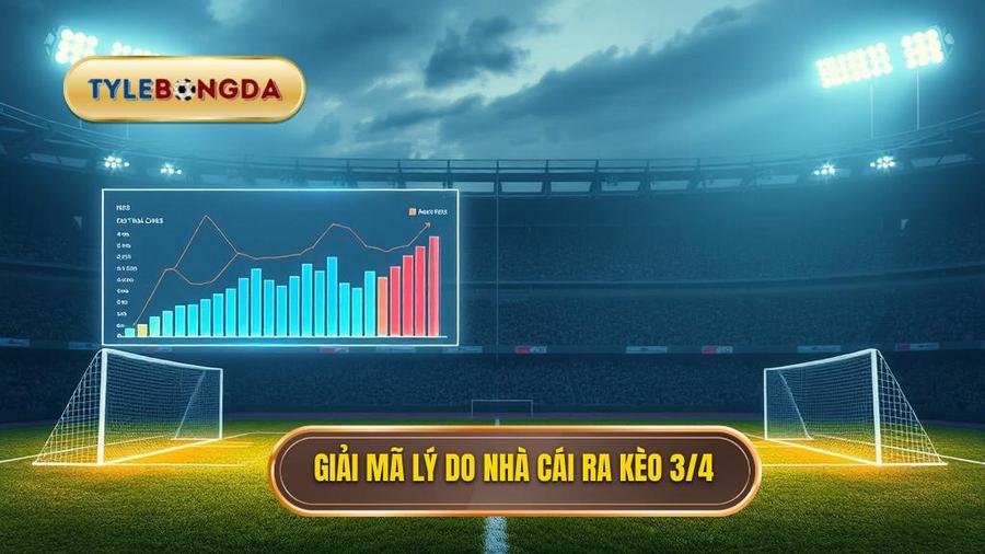 Phân tích chuyên sâu: Tại sao nhà cái đưa ra Kèo chấp 3/4 (0.75)?