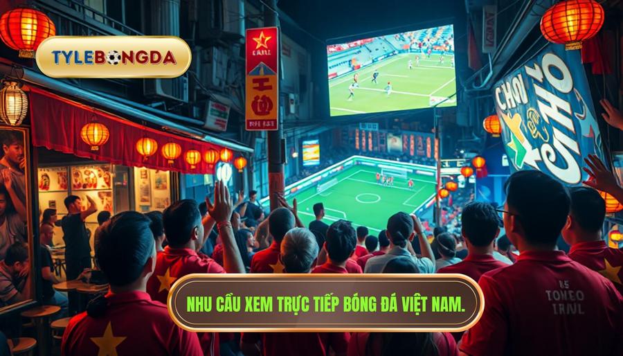 1. Nhu cầu xem trực tiếp bóng đá Việt Nam.